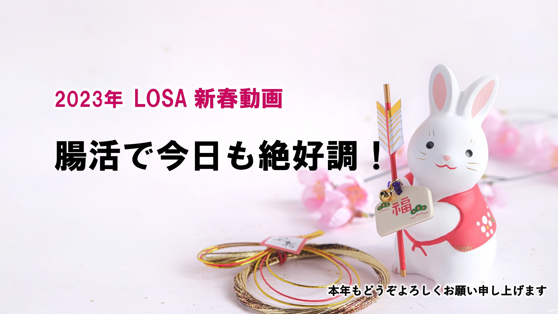 「新春動画」をLOSA LINE公式アカウントにて公開中