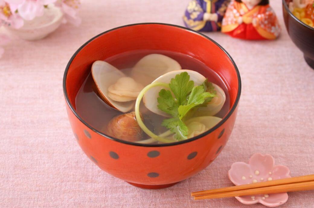 麹を使ったはまぐりのお吸い物