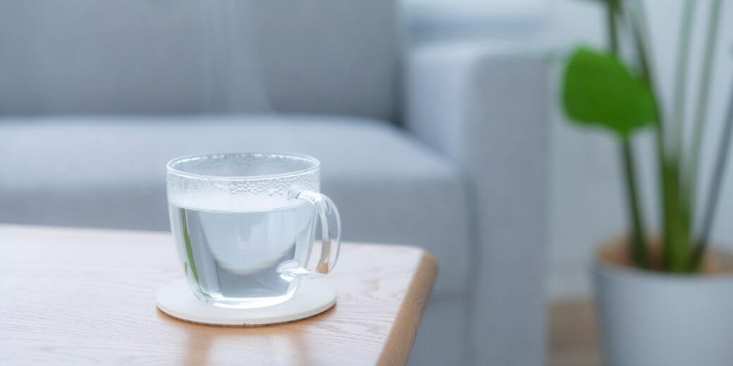 電解水素水で作る白湯